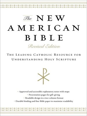 cover image of The New American Bible, eBook